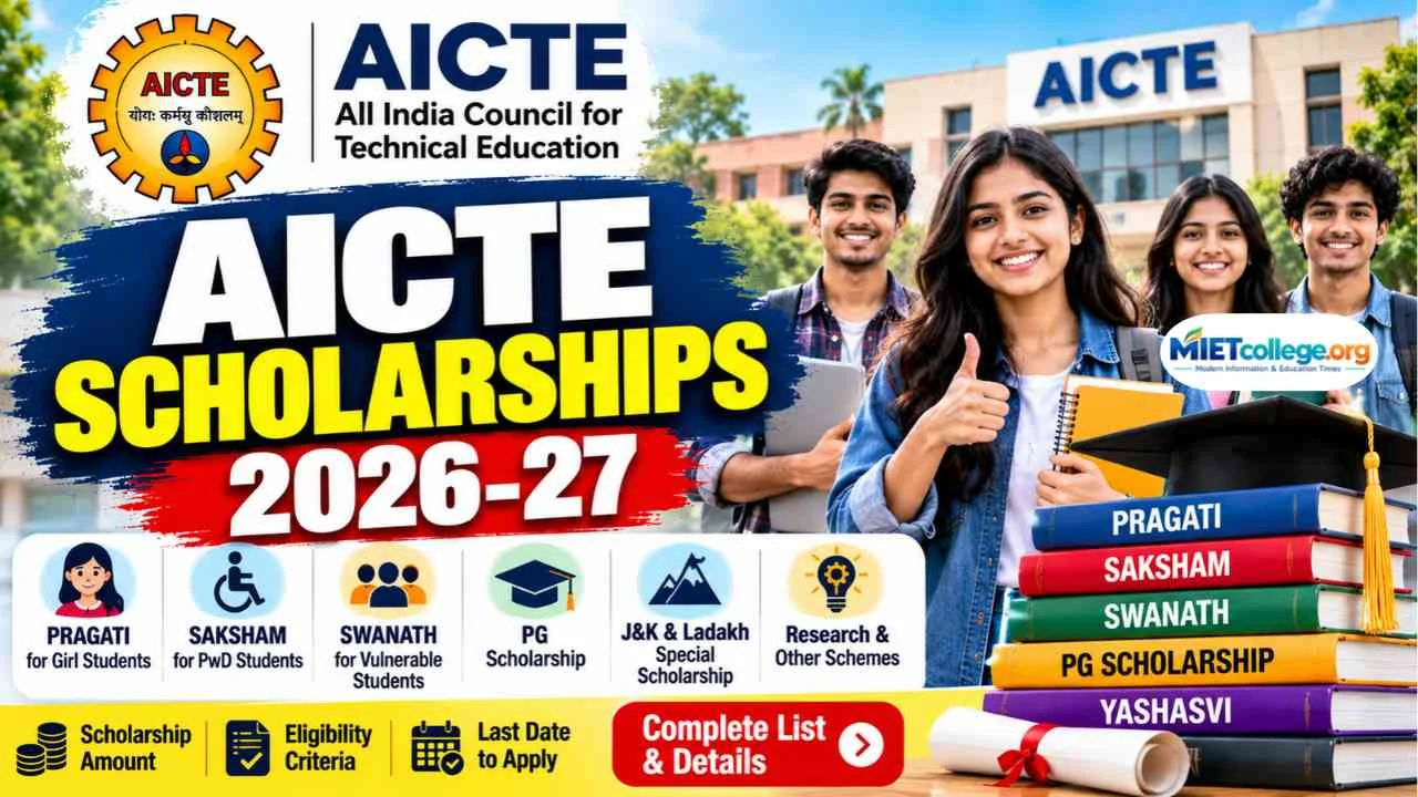 AICTE Scholarships 2026-27