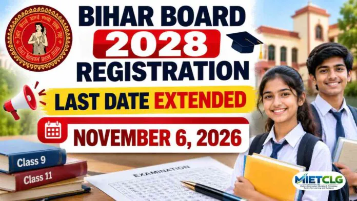 Bihar Board Registration 2028
