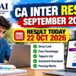 CA Inter Result September 2026