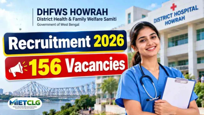 DHFWS Howrah Recruitment 2026