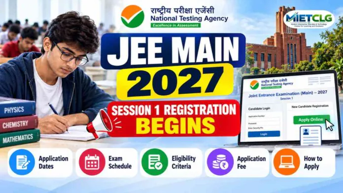 JEE Main 2027 Session