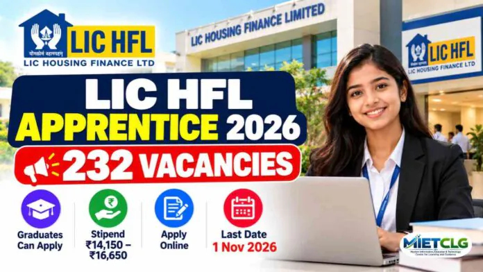 LIC HFL Apprentice Recruitment 2026