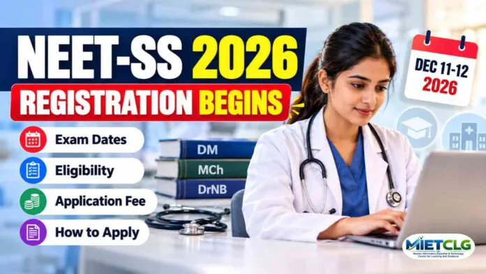 NEET-SS 2026 Registration