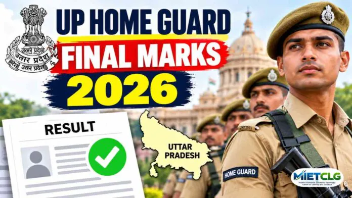 UP Home Guard Final Marks 2026