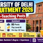 University of Delhi Recruitment 2026