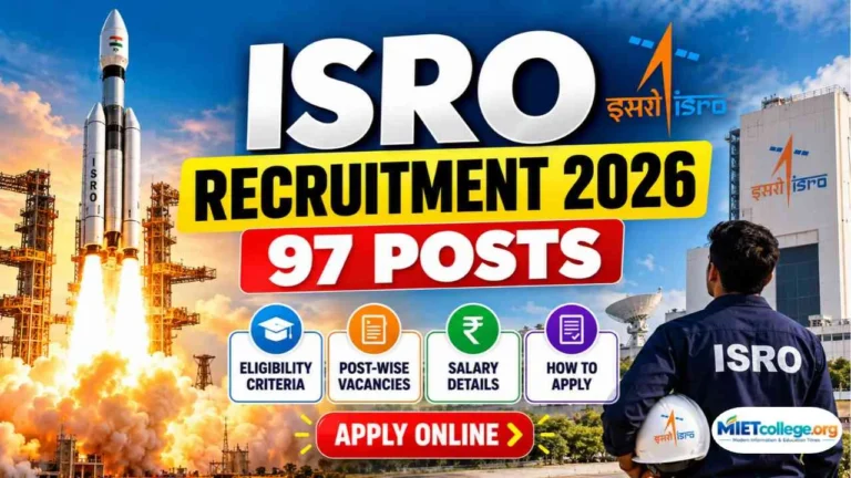 ISRO Recruitment 2026